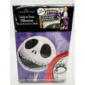 Nightmare Before Christmas Trick Or Treat Bag Pillowcase Halloween With Handles